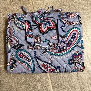 Vera Bradley Paisley Cosmetic Bag - Blue and Pink NWT